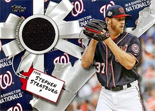 İmza Deposu 638924 Stephen Strasburg Oyuncu Yıpranmış Forma Yama Beyzbol Kartı-Washington Nationals 2019 Topps Walmart Kalıntısı-Hayır.WHRSS