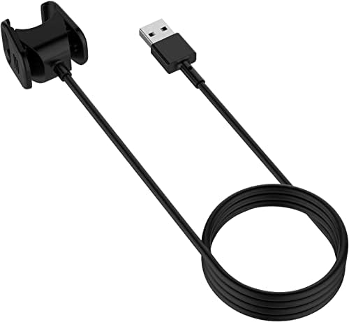 KingAcc şarj kablosu Fitbit Şarj 3 Şarj Cihazı ile Uyumlu, 1-Pack 3.3 ft Yedek USB Şarj Cradle Adaptörü şarj aleti kablosu