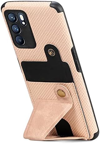 Telefon Kılıfı Kapak için Tasarlanmış OPPO Reno 6 5G Durumda, İnce deri cüzdan Kılıf kart tutucu, Darbeye Dayanıklı cep telefonu