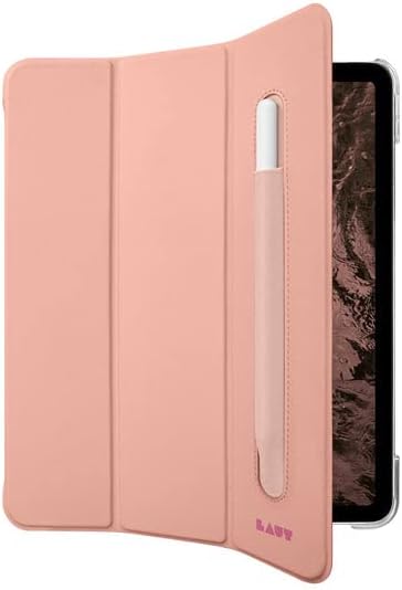 iPad 10,9 inç (10. Nesil) için Kalem Tutuculu LAUT-HUEX Folio kılıf (2022) - Gül