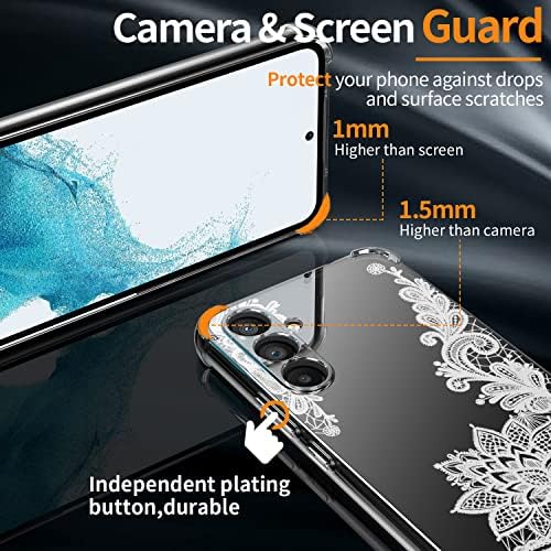 YJROP (3-Pack) Samsung Galaxy A14 5G Durumda, Yumuşak Temizle TPU [Çizilmeye Dayanıklı] Damla Silikon Tampon Koruma Darbeye