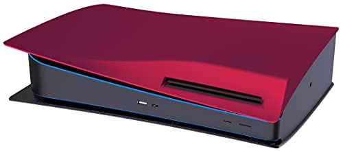Q-View Cosmic Red PlayStation 5 Ön Kapak Disk Sürümü-Kaliteli Yedek Cosmic Red Shell-Premium PS5 Aksesuarları Yan Panel Cosmic