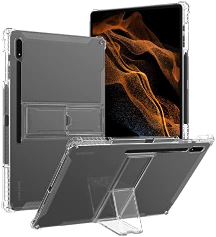 Dteck Temizle Kılıf Samsung Galaxy Tab için S8 Artı 2022 / S7 FE 2021 / S7 Artı 2020 12.4 İnç S Kalem Tutucu ile, Ultra İnce