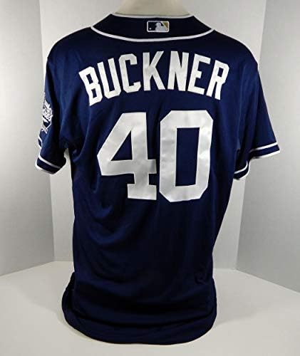 2014 San Diego Padres Billy Buckner 40 Oyunu Donanma Forması Yayınladı - Oyun Kullanılmış MLB Formaları