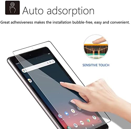 (2 Paket) TDA Walmart Onn 8 3. Nesil 2022 Tablet Temperli Cam Ekran Koruyucu Film Çizilmez Yüksek Hassasiyetli HD Şeffaf