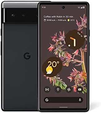 Google Pixel 6-5G Android Telefon-Geniş ve Ultra Geniş Lensli Kilidi Açılmış Akıllı Telefon-256GB-Fırtınalı Siyah ve 30W