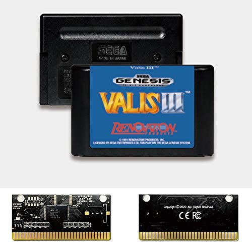Aditi Valis III-ABD Etiket Flashkit MD Akımsız Altın PCB Kartı Sega Genesis Megadrive video oyunu Konsolu (Bölgesiz)