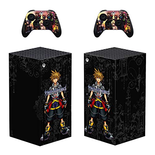 Kingdom Hearts Xbox Serisi X Cilt Seti Tam Faceplates Cilt Konsolu ve Denetleyici süslü çıkartmalar tarafından FELİPE SEİJİ