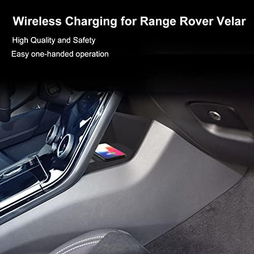 Asvegen Araç Telefonu Kablosuz Şarj Merkezi Konsol ıçin Land Rover Range Rover Velar 2017 2018 Şarj iPhone Android Akıllı