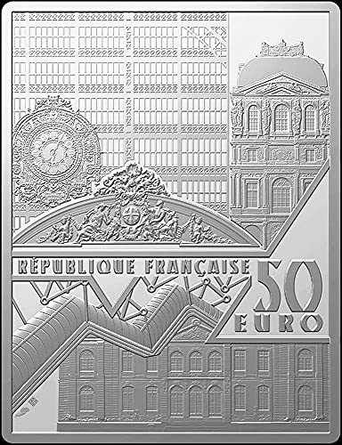 2021 DE Ünlü Tablolar PowerCoin İnci Küpeli Kız Vermeer Başyapıtları Müze Gümüş Sikke 50€ Euro Geçirmez