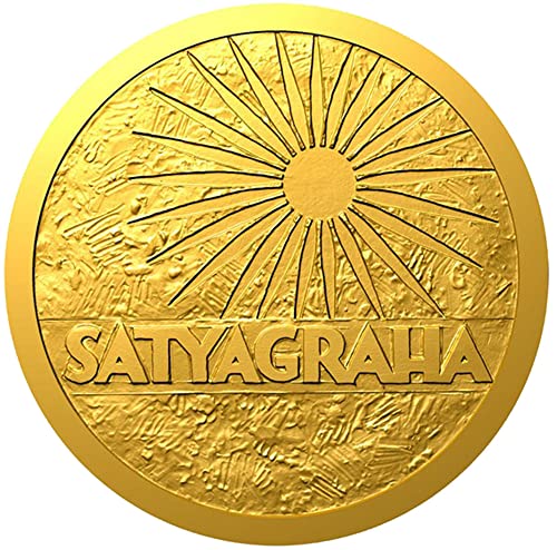 2023 Kişilik Kültü PowerCoin Mahatma Gandhi Altın Madalyası 2023 3.49 Gr Kanıtı