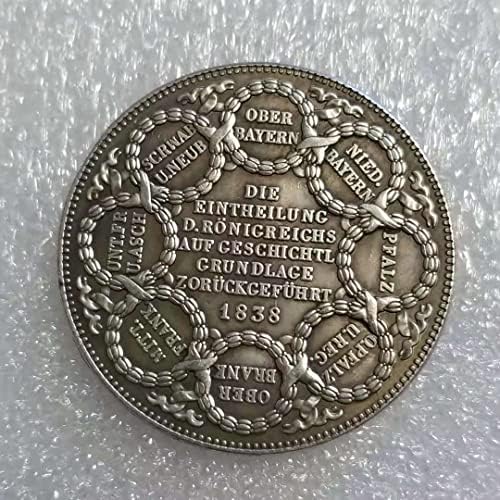 Antika El Sanatları 1838 Alman Gümüş Dolar hatıra parası Dış Ticaret Koleksiyonu 1539