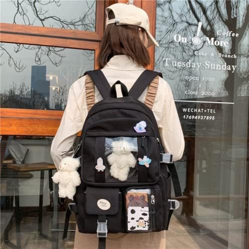 Kızların sırt çantası Kızların okul çantası çok cepli yeni sırt çantası kadın Harajuku Sevimli