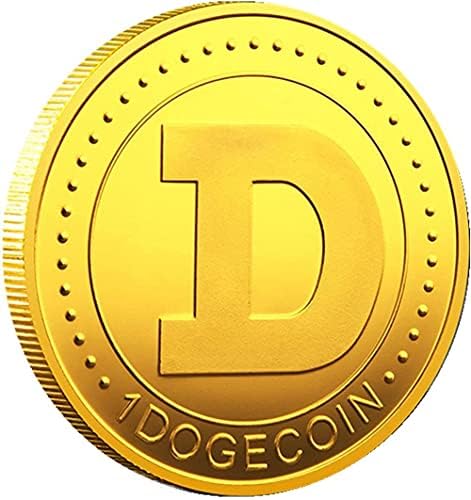 Dogecoin hatıra parası Toplayıcı Ida Cryptocurrency Altın Kaplama Dogecoin Severler Sikke Toplayıcı ile Koruyucu Kılıf