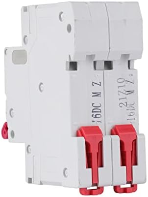 XJIM YCB9-80DM 2 P DC MCB 6KA 500 V Mini Devre Kesici 16A 20A 25A 32A 40A 50A PV Sistemi için DC MCB (renk : 2 P, boyut: