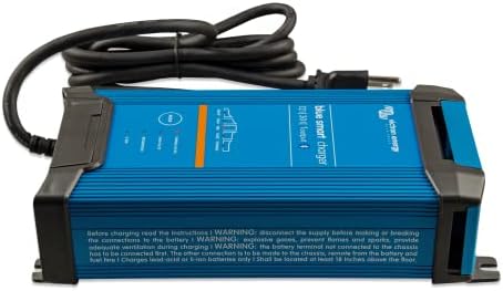 Victron Enerji Mavi Akıllı IP22 12 Volt 30 amp 120VAC, Tek Çıkışlı Pil Şarj Cihazı NEMA 5-15, Bluetooth