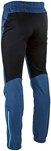 Daehlıe Erkek Elektrikli Pantolon-Klasik Kros Kayağı Rüzgar ve Suya Dayanıklı Pantolon, Emlak Mavisi, Küçük