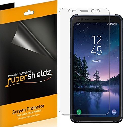 (6 Paket) Supershieldz Samsung için Tasarlanmış (Galaxy S8 Aktif) (Galaxy S8 Modeli için Uygun Değil) Ekran Koruyucu, yüksek