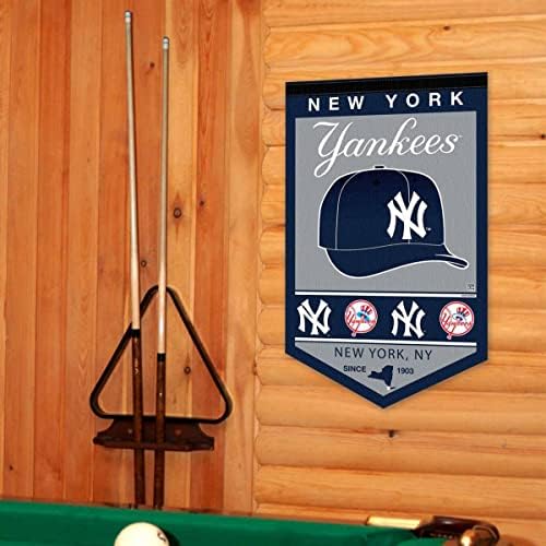 NY Yankees Miras Tarihi Afiş Flaması