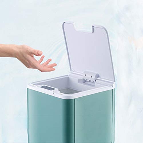 ALLMRO Küçük çöp kutusu Akıllı sensörlü çöp kovası, Ev Mutfak ve Banyo, Su Geçirmez Plastik Depolama Varil