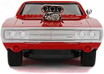 Jada Toys Hyperchargers 1: 16 Büyük Zamanlı Kas RC-Dodge Şarj Cihazı, Kırmızı, 30400