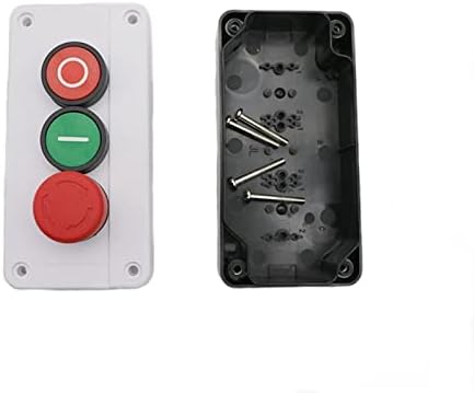 ANIFM NC Acil Durdurma YOK Kırmızı Yeşil basmalı düğme anahtarı İstasyonu Start Stop Kendinden Sızdırmazlık Düğmesi Anahtarı