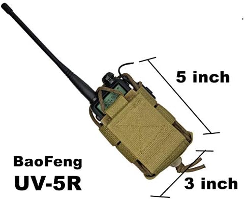 MOLLE Taktik Kılıfı Çanta Radyo Telefon GPS Kılıf Tutucu BaoFeng Iki Yönlü BF-F8HP UV-5R UV-82HP UV-5X3 UV-82C Garmin Retevis