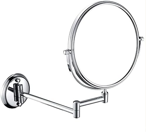 ROWİTA Makyaj Aynası Duvara Monte 10X Büyütme Banyo Tıraş Aynası Çift Taraflı Yuvarlak Büyüteçli Makyaj Aynası, 360° Dönebilen