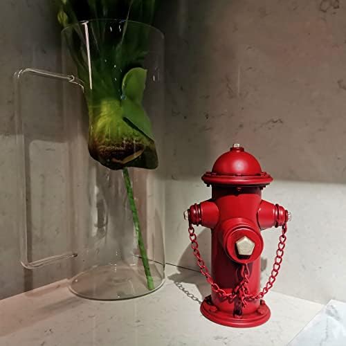 PARSAHO Yangın Hidrant Modeli Para Banka Ev Süsler Figürler Demir Kumbara Para Tasarrufu Kumbara Vintage Minyatür Figürler