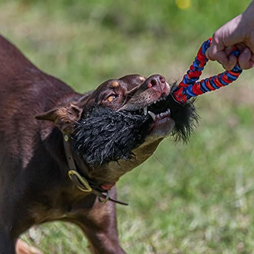 Tug-E-Nuff Cep Mıknatısı Köpekler için İnteraktif Bungee Römorkör Oyuncak | Güçlü Römorkörler için Şok Emici ve Dayanıklı