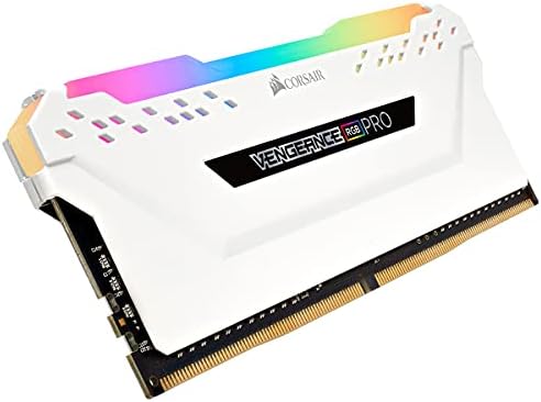 Corsaır İntikam RGB Pro 32GB (2x16GB) DDR4 3200 (PC4-25600) C16 Masaüstü bellek-Beyaz (CMW32GX4M2E3200C16W)