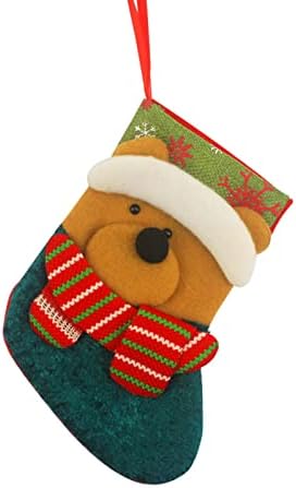 Garland Dekoratif Noel Çorap çocuk hediye keseleri Şeker Torbaları Hediye Çorap Noel Süslemeleri Ofis Süsleme