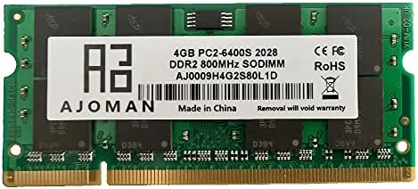 AJOMAN 8 GB Kiti (4GBx2) PC2-6400S DDR2 800 MHz SoDIMM Dizüstü RAM ECC Olmayan 1.8 V Dizüstü Bellek DELL Latitude M2400 /
