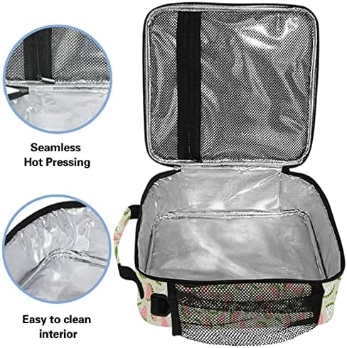 ZZXXB Yaz Karpuz Baskı Yalıtımlı Öğle Yemeği Çantası Kutusu Kullanımlık Termal Soğutucu Çanta Tote Açık Seyahat Piknik Çantası
