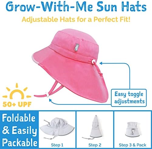 Ocak ve Temmuz Kızları Ayarlanabilir Su İtici Güneş Şapkası