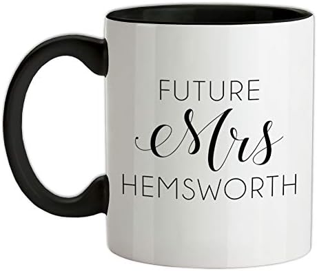 Future Mrs Hemsworth-11oz-Kahve/Çay için Seramik iki Tonlu Kupa