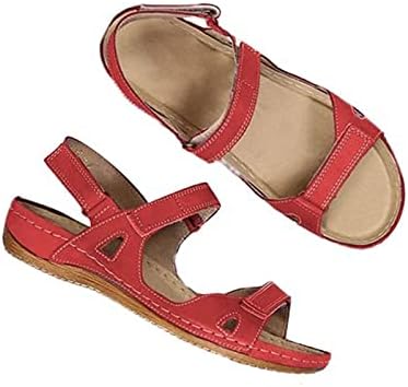 Kama Sandalet Kadınlar için 2023 Yaz Kanca ve Döngü Sandalet Kemer Desteği ile Basit Vintage Ayakkabı Terlik Bayanlar için
