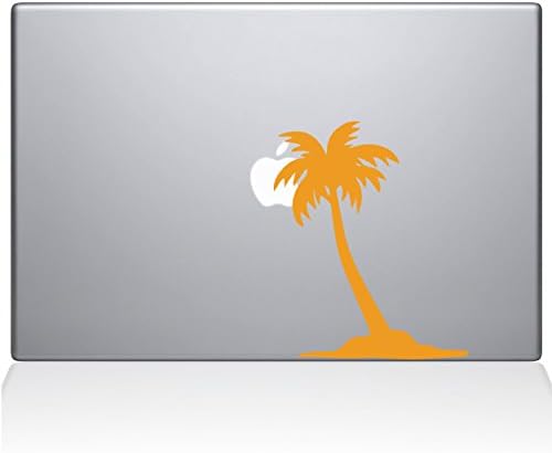 Çıkartma Gurusu Palmiye Ağacı Çıkartması Vinil Çıkartma, 12 MacBook, Pembe (2304-MAC-12M-BG)