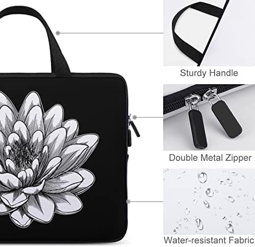 Lotus çiçeği Laptop çantası Tablet çanta iş Tote iş için