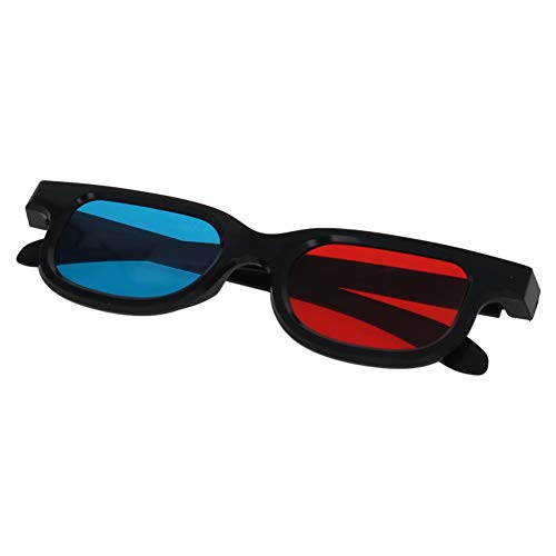 Bettomshın Kırmızı-Mavi 3D GlassesPlastic Çerçeve Siyah Reçine Lens 3D Film Oyunu-Ekstra Yükseltme Tarzı 5 Adet