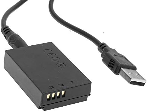 USB Kukla pil değiştirme Canon için LP-E12 40 Adaptör Kablosu ile 3.1 Amp USB Güç Kaynağı