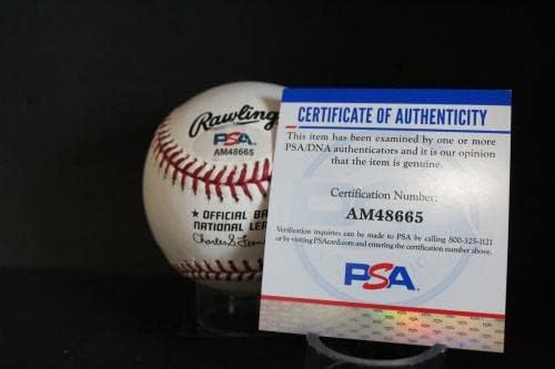 Duke Snider İmzalı (HOF 80) Beyzbol İmzası Otomatik PSA / DNA AM48665 - İmzalı Beyzbol Topları