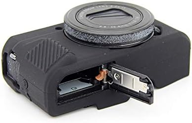 G7 X Mark III Durumda, BolinUS Tam Vücut Ultra İnce Hafif Kauçuk Yumuşak silikon muhafaza Kılıf çanta kılıfı Canon PowerShot