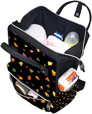 Dikişsiz Ginkgo Biloba bebek bezi çantası Sırt Çantası Bebek Bezi Değiştirme Çantaları Çok Fonksiyonlu Büyük Kapasiteli Seyahat