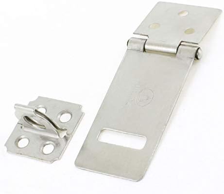 Yeni Lon0167 Kapı Güvenlik Özellikli 3.7 Gümüş Ton güvenilir etkinlik Paslanmaz Çelik Asma Kilit Hasp Zımba Seti (ıd:214