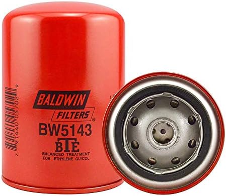 Baldwin Filtreleri BW5143 Ağır Hizmet Tipi Soğutma Suyu Filtresi (3-11/16 x 5-3 / 8 inç)