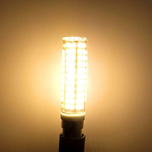 POCREATİON 15 W LED silindirik ampul, 1200lm G9 LED ampuller 120 W halojen ampul eşdeğer, kısılabilir LED avize ampuller(110