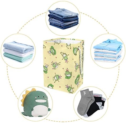 Çamaşır Sepeti Karikatür Kurbağalar Katlanabilir çamaşır sepetleri Firma çamaşır Kutusu giysi saklama Organizasyon için Banyo
