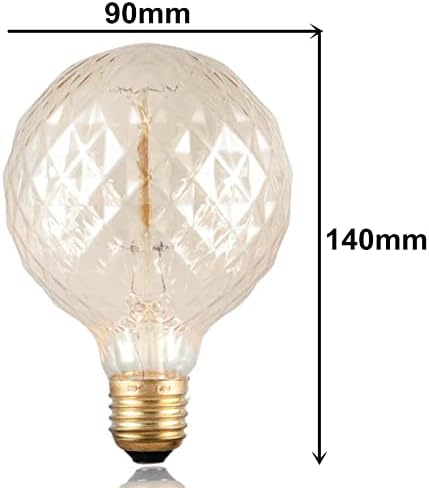 25 W akkor ampuller G25/G80 küre ananas şekilli antik Vintage stil Filament ışıkları ev aydınlatma armatürleri için, E26
