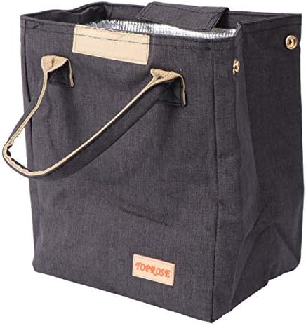 ISMARLAMA Su Geçirmez Tote Çanta 1 Adet Piknik yemek taşıma çantası Yalıtımlı Bez yemek kutusu Çanta Tote Çanta Çanta Mavi